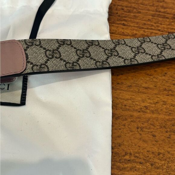 Gucci Marmont dusty rose tan belt size 95/38 - Picture 4 of 11